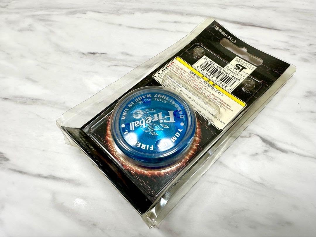 貴重1997 ハイパーヨーヨー ファイヤーボール クリアブルー貴重未開封